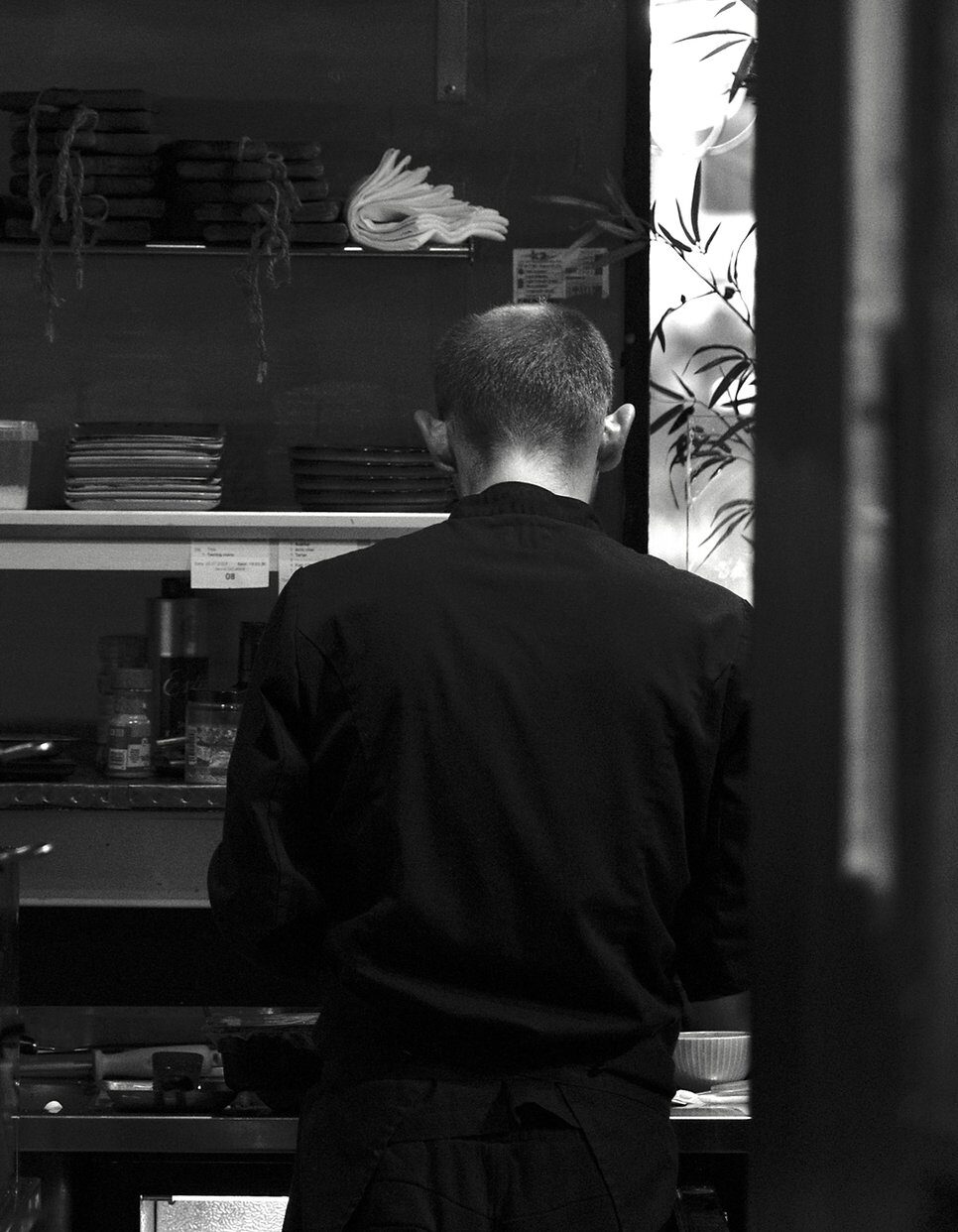 Chef at work in the kröns kitchen