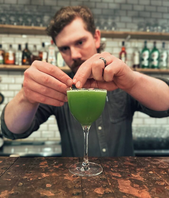 Handcrafted cocktails at the kröns bar